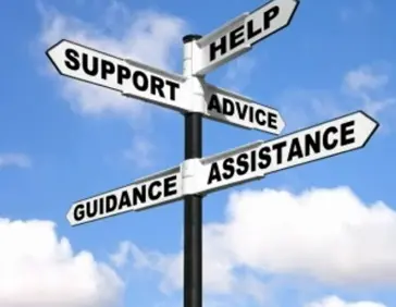 Support sign post