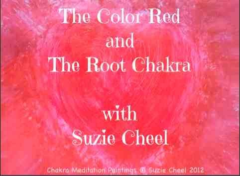 red and the root chakra by Suzie Cheel